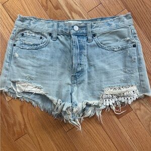 We the free distressed denim shorts